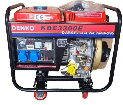 Denko 2.8kVA Diesel Engine Generator c/w Electric Starter & battery