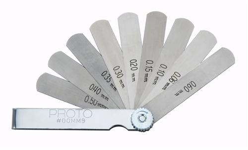 Proto Metric Feeler Gauge 9 Blades