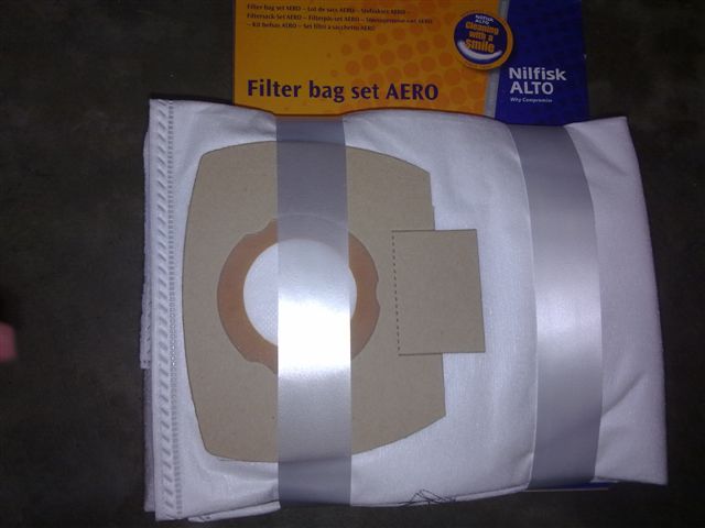 10 Sacchetti Carta Per Aspirapolvere Nilfisk – Compatibili Con Aero 20/25, Bosch, Kärcher