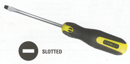 Stanley Cushion Grip 2 Screwdrivers: Slotted 3 x 100mm