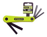 Stanley Folding Hex Key Set 5pcs Imperial