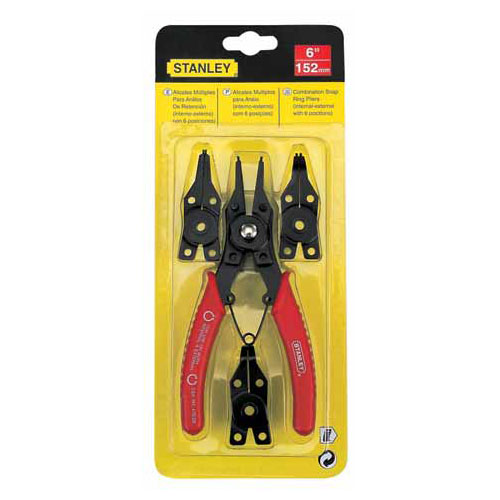 STANLEY #84-168 COMB.SNAP RING PLIERS