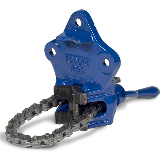 Record Chain Pipe Vise 1/2 – 8” O/D, T183C