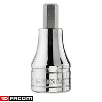 Facom 3/8” drive bit for hexagon socket head 6mm OAL 45mm