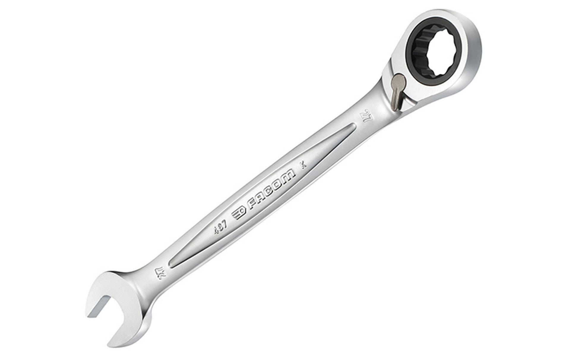 Facom combination ratchet wrench 24mm