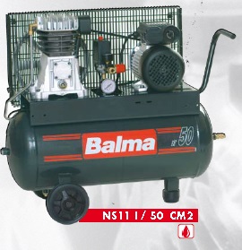 Balma 2Hp 50L Piston & Belt Driven Air Compressor