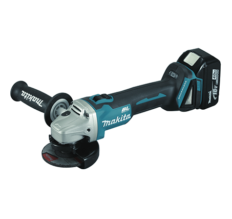 Makita 18V 4″ 3.0Ah Top Slide Switch ANGLE GRINDER