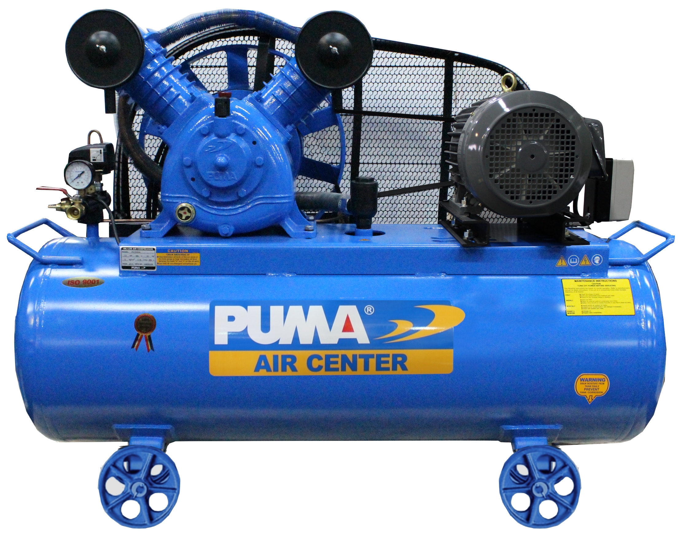 PUMA 7.5hp 228L Piston & Belt Driven Air Compressor