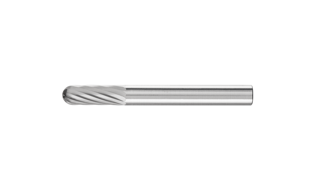 Pferd T Carbide burr, cylindrical radius end, #5, 6 x 16 x 55mm