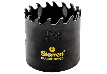 Starrett 2-1/4” (57mm) Carbide Tipped Hole Saw