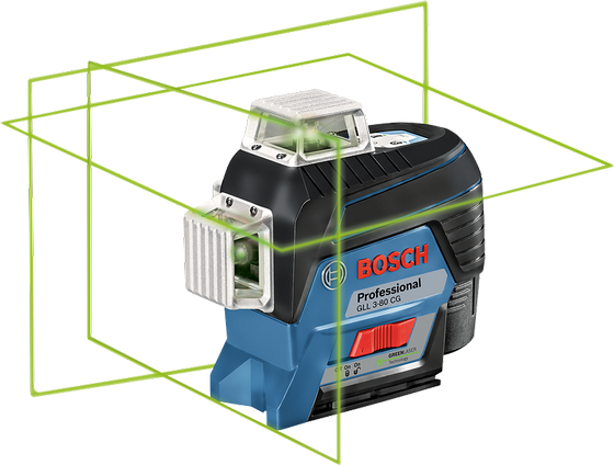 Bosch 120m Green Supreme Visibility in 3 x 360° Multi Lines Laser