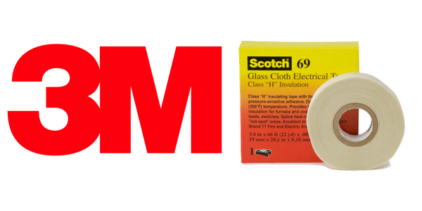 3m™ Glass Cloth Electrical Tape 69 34 In X 36 Yd White Aspac Industrial Tools 5724