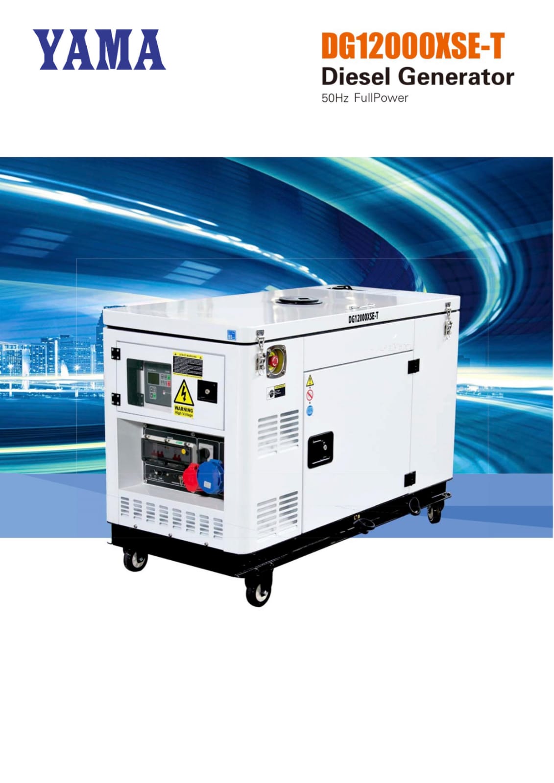 YAMA 10kVA Diesel Generator –  Three Phase