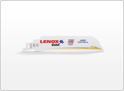 Lenox Gold 12110G 12ins x 1in x .042ins x 10TPI Medium Thick Metal Power Arc Curve Recip Blade