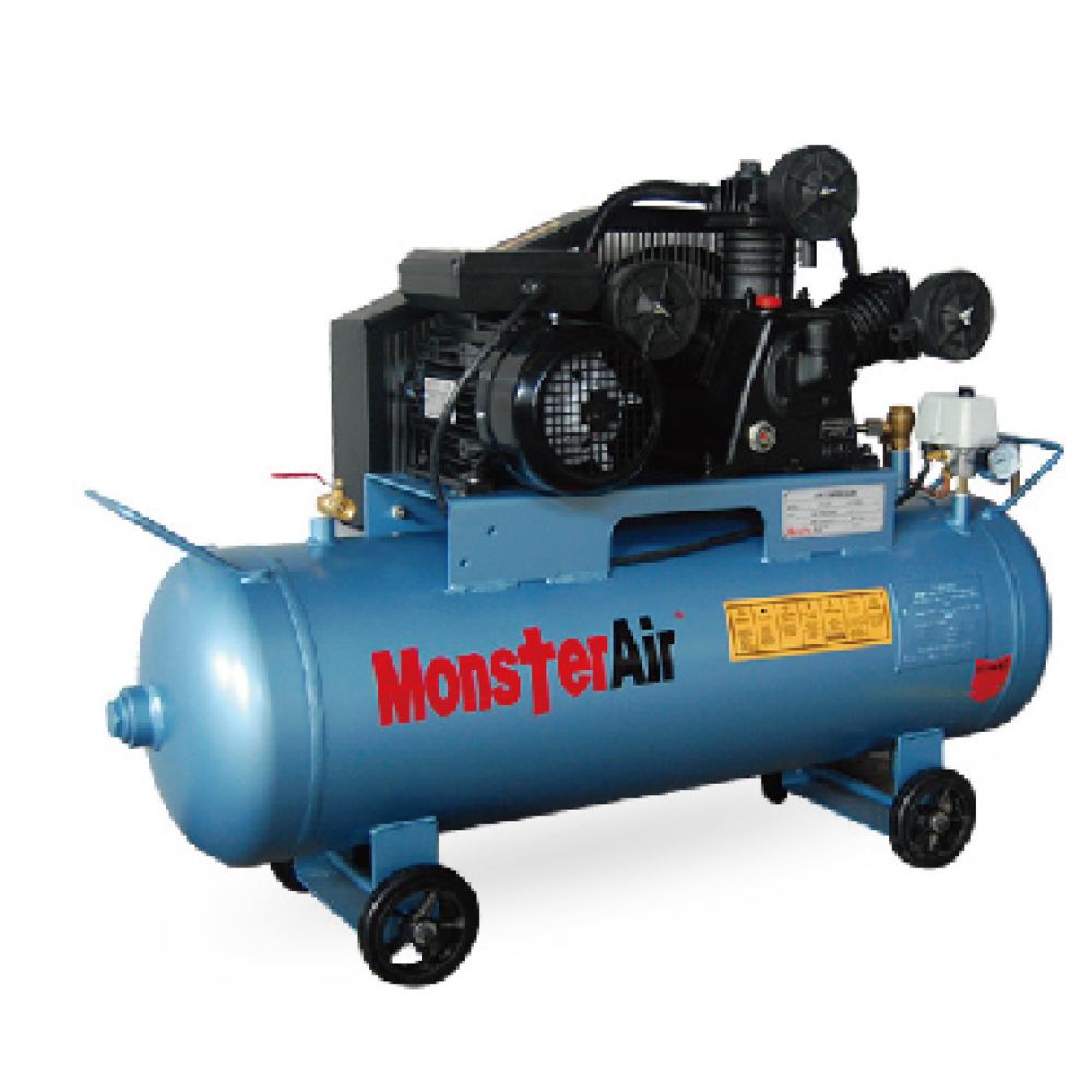 Monster Air 3Hp 100L 2 Stages Belt Driven Air Compressor