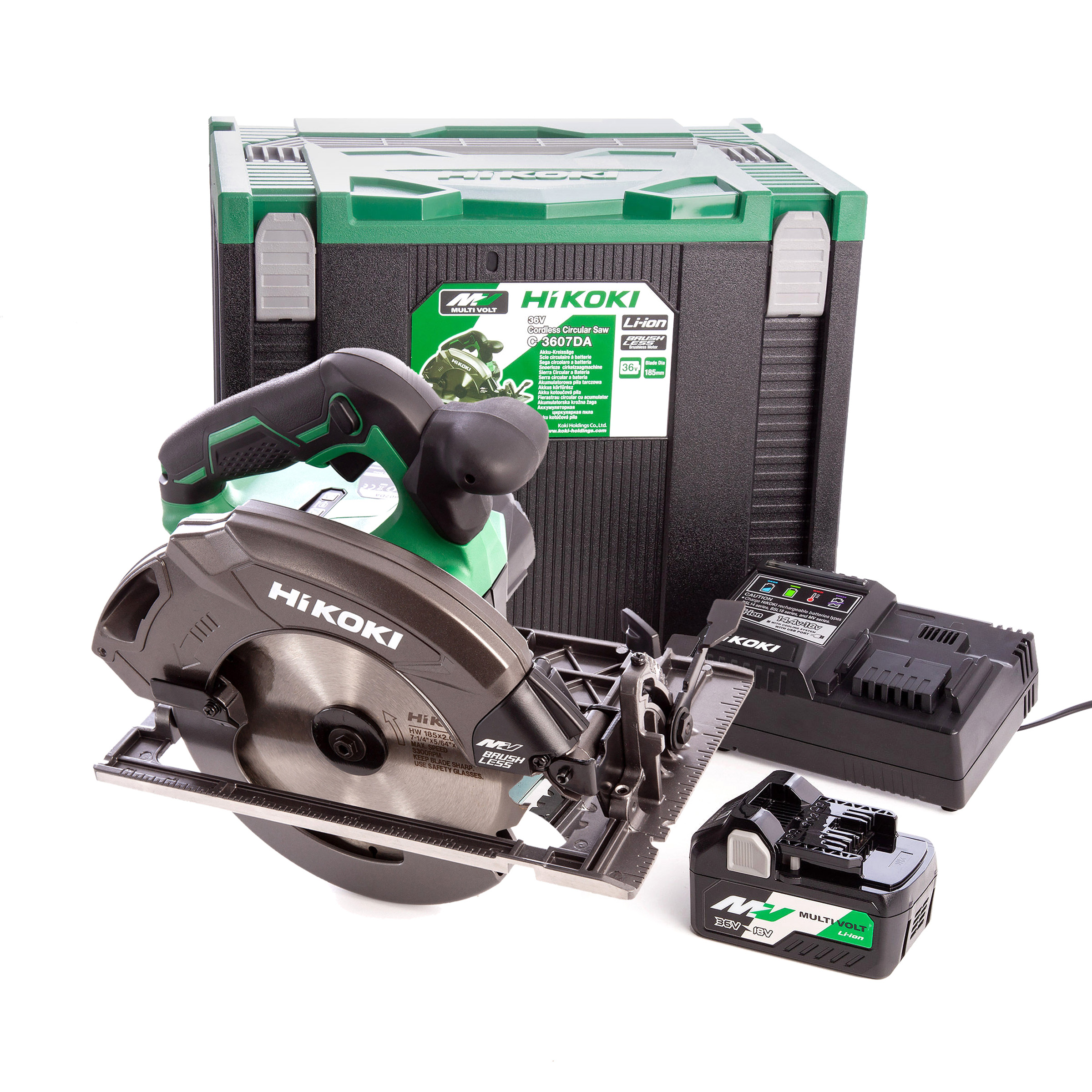 HiKoki 185MM (7-1/4″) 36V LI-ION BRUSHLESS CIRCULAR SAW