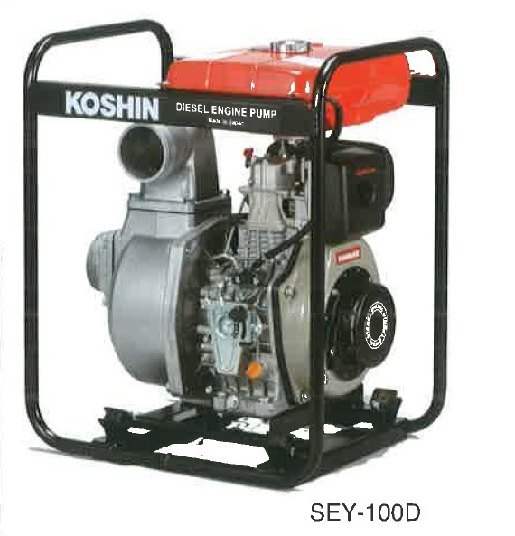 Koshin 4ins / 100mm Yanmar Diesel Engine Driven Trash Pump