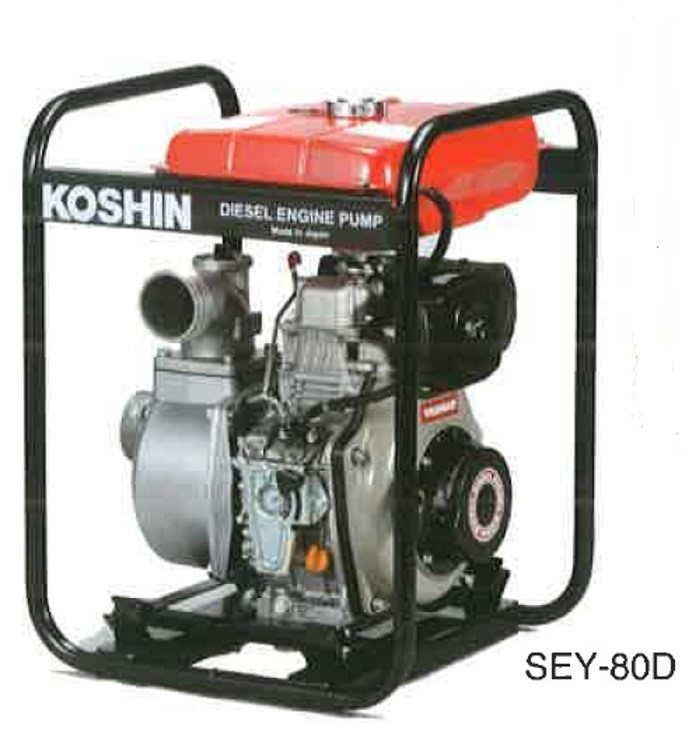 Koshin 3ins / 80mm Yanmar Diesel Engine Driven Trash Pump