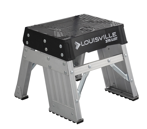 LOUISVILLE LADDER 1-FOOT ALUMINIUM STEP STOOL