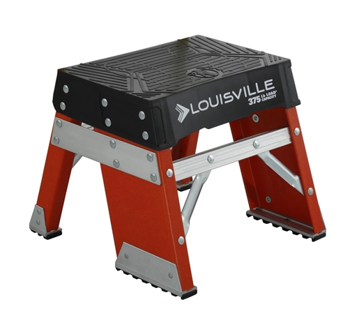 LOUISVILLE LADDER 1-FOOT FIBERGLASS STEP STOOL