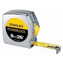 Stanley 8m PowerLock Tape Rules