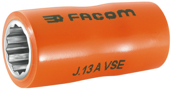 Facom 19mm VSE SERIES 1,000 VOLT INSULATED LONG 12-POINT 1/2″ SOCKETS