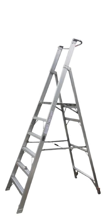 AIT XG Aluminium Platform Ladders Come with Safety Chain – 9 Steps