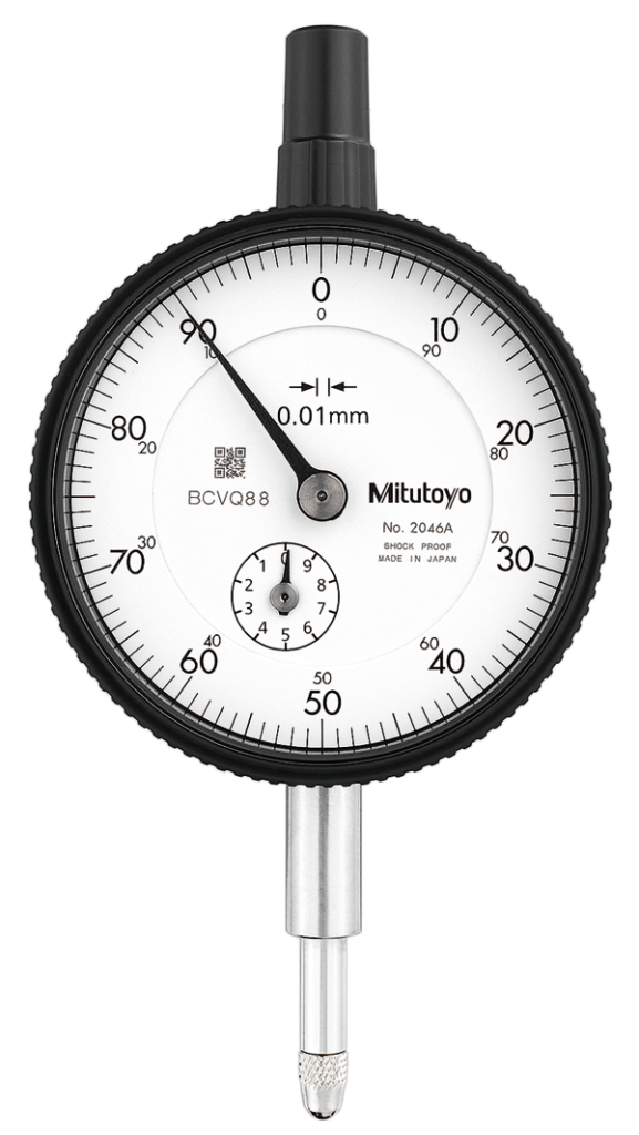 Mitutoyo 2046A Dial Gauge, Lug Back, ISO Type 10mm, 0,01mm – ASPAC ...