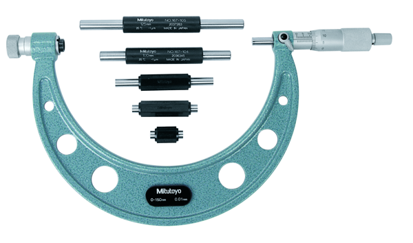 Mitutoyo Outside Micrometer Interchangeable Anvil 0-150mm