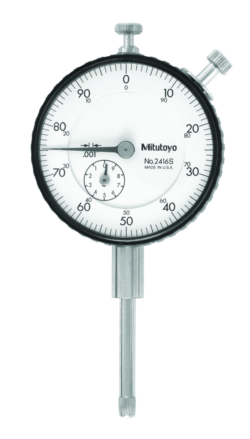 Mitutoyo 2416A Dial Gauge, Lug Back, ANSI/AGD Type 1″, 0,001″