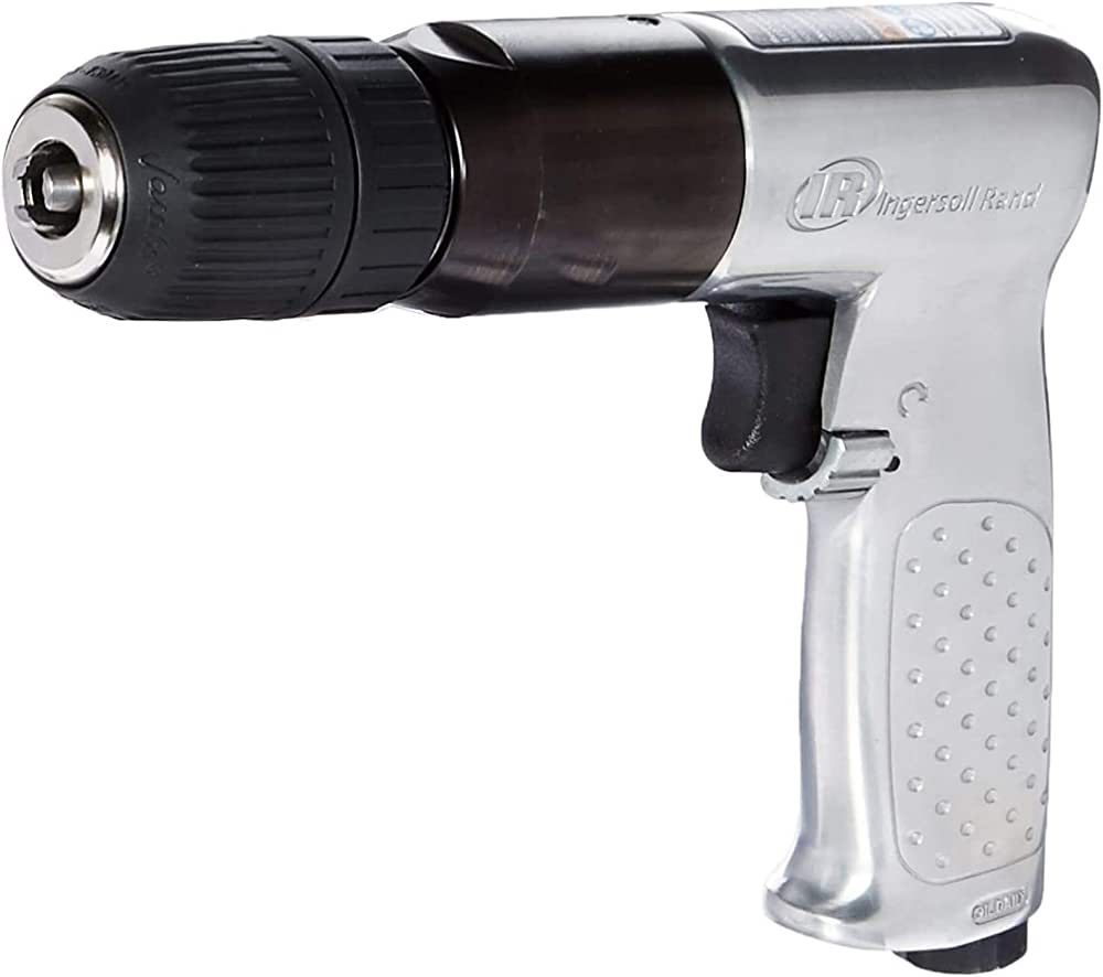 Ingersoll Rand 1/2″ Keyless Chuck, Pistol Grip Reversible Air Drill ...