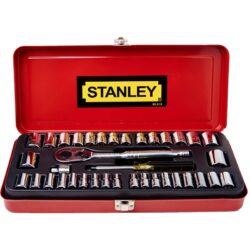 Stanley 37pcs 1/4in & 3/8in Drive Standard 6 points Socket Set – 3/16″ to 3/4″