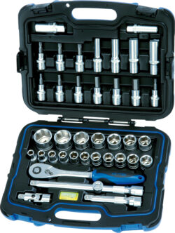 Heytec 39pcs 1/2in Socket Set: 10 to 32mm