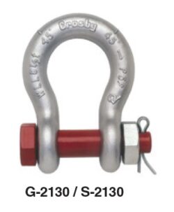 Crosby Bolt Type Anchor Shackle G2130 Size 7/8″ WLL 6.1/2 Ton