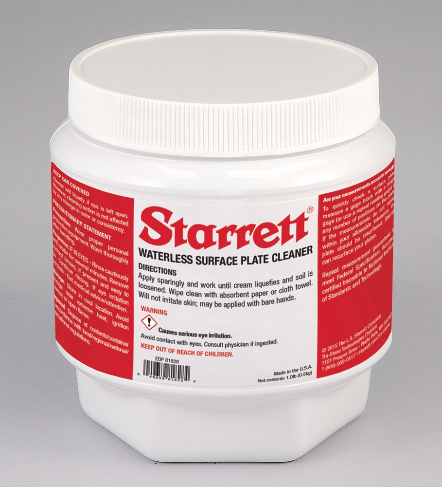 Starrett Waterless Surface Plate Cleaner 1lb ASPAC Industrial Tools