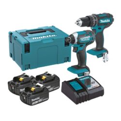 MAKITA 18V 3X3.0AH LI-ION IMPACT DRILL & IMPACT DRIVER COMBO KIT