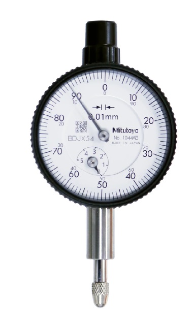 Mitutoyo Dial Gauge, Flat Back, ISO Type 5mm, Gradutation 0.01mm