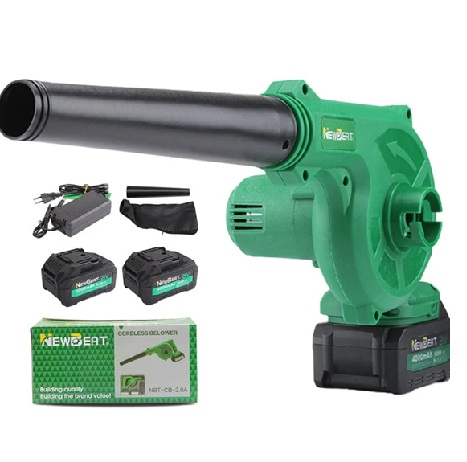 Newbeat 21V Cordless Blower c/w 2 batteries & 1 charger