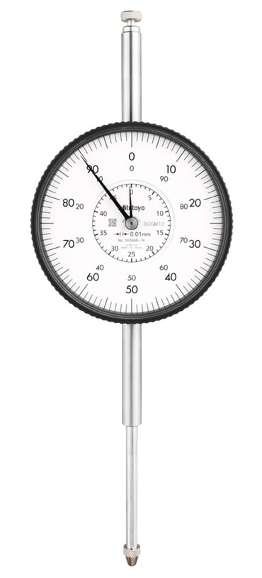 Mitutoyo 3058AB-19 Series 3 Dial Indicator: 0-50mm /0.01mm