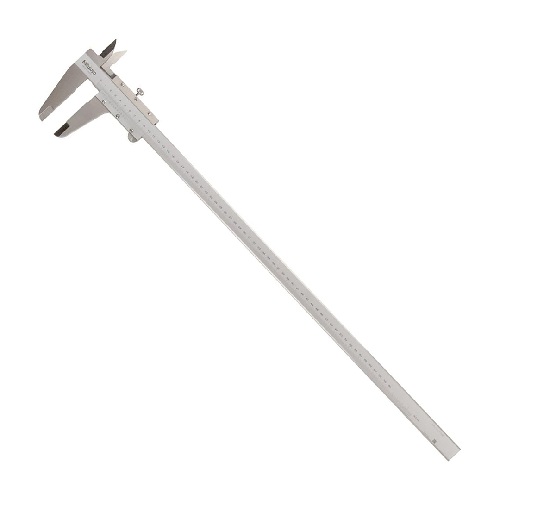 Mitutoyo Vernier Caliper, Stainless Steel, 0-600mm, +/-0.1mm Accuracy, 0.05mm Resolution